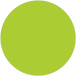 Light green circle