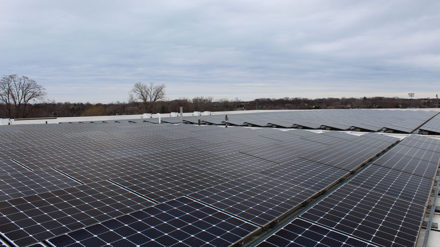One of TPAC's solar arrays.