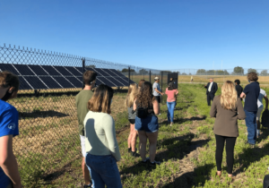 High School STEM students learn about solar.